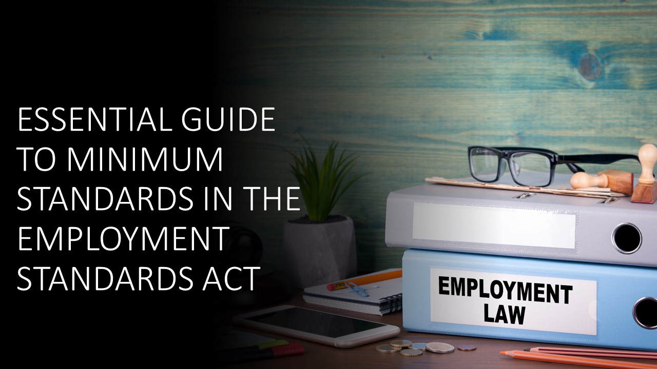 Read more about the article Essential guide to Minimum Standards in the Employment Standards Act
