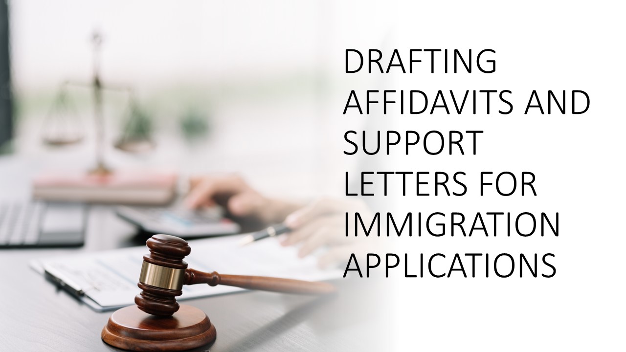 Read more about the article Drafting Affidavits and Support Letters for Immigration Applications