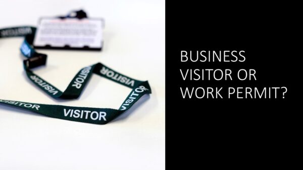 Business Visitor or Work Permit? 2025 (3 hours)