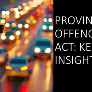 Provincial Offences Act: Key Insights 2025 (5 hours)