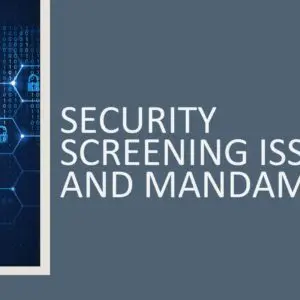 Security Screening Issues and Mandamus 2026 (3 hours)