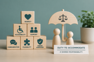 Workplace accommodation and support principles